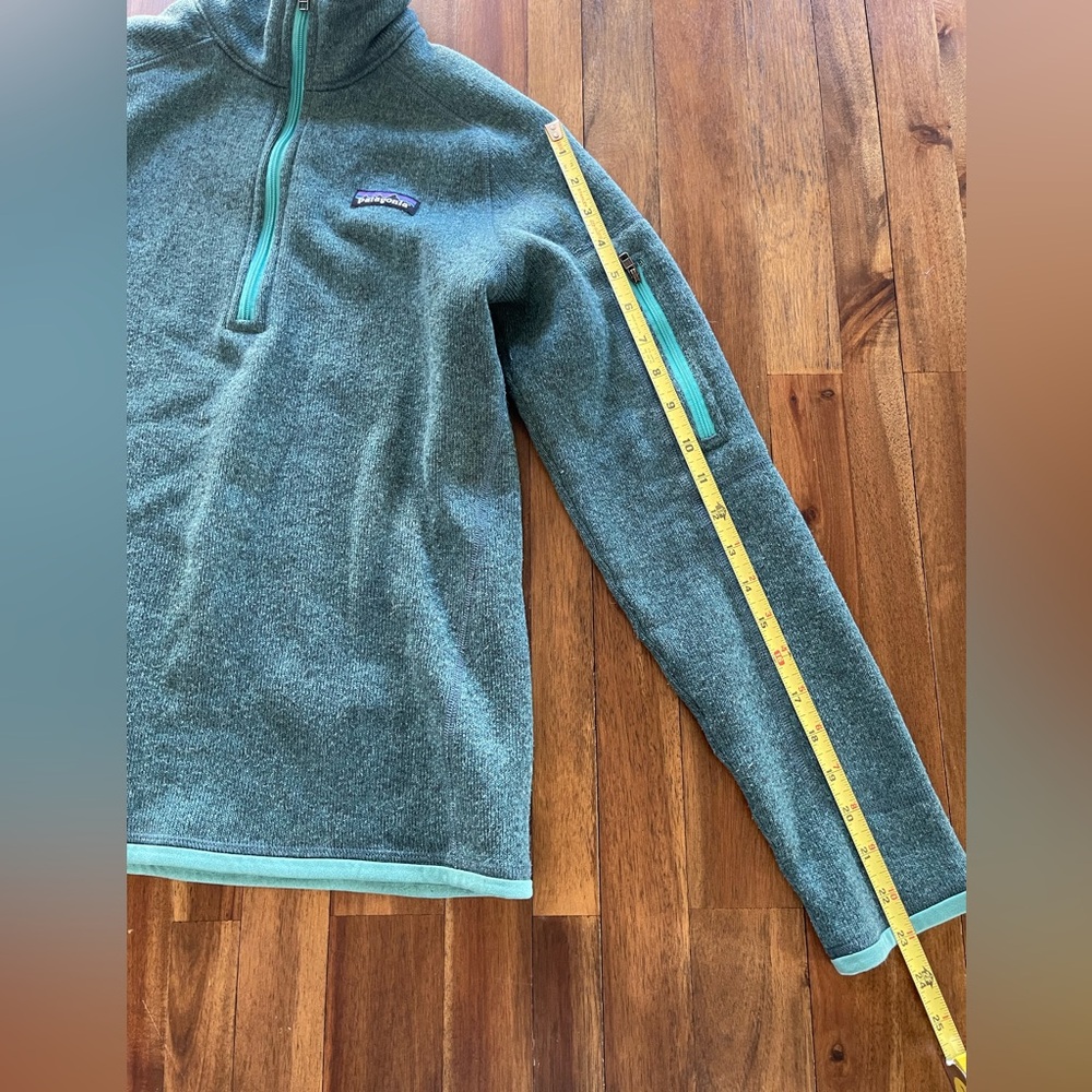 Patagonia better sweater 1/4 zip pullover green - Picture 5 of 10